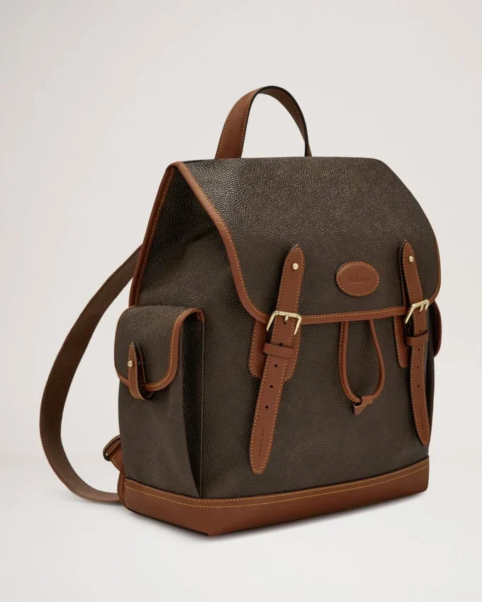 Heritage Backpack Mole & Cognac Bioveg Scotchgrain