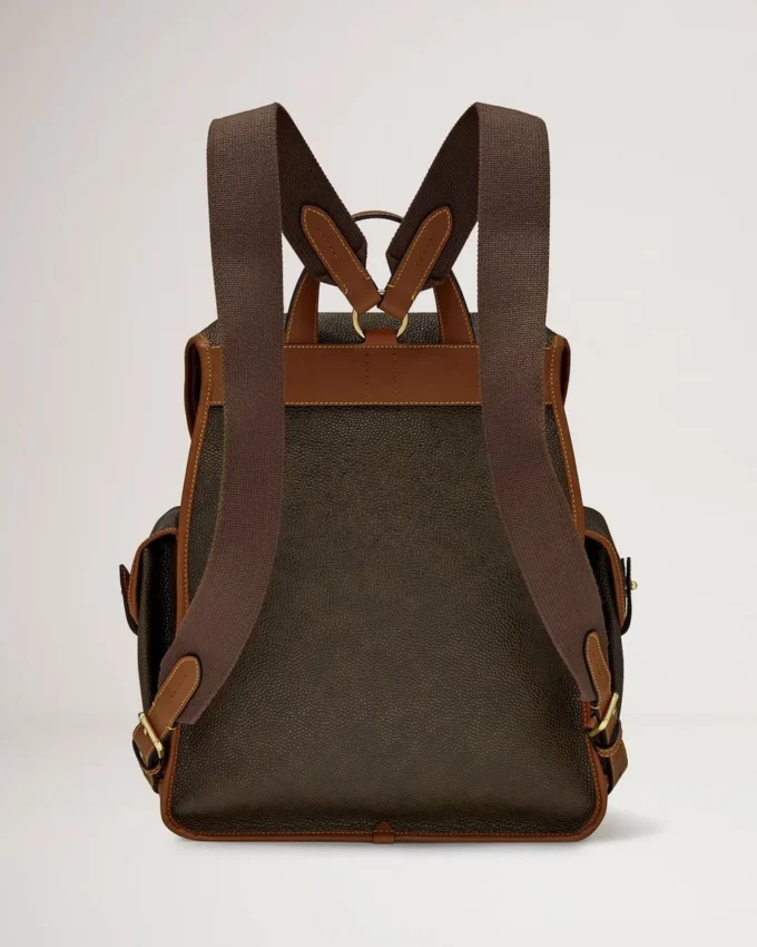Heritage Backpack Mole & Cognac Bioveg Scotchgrain