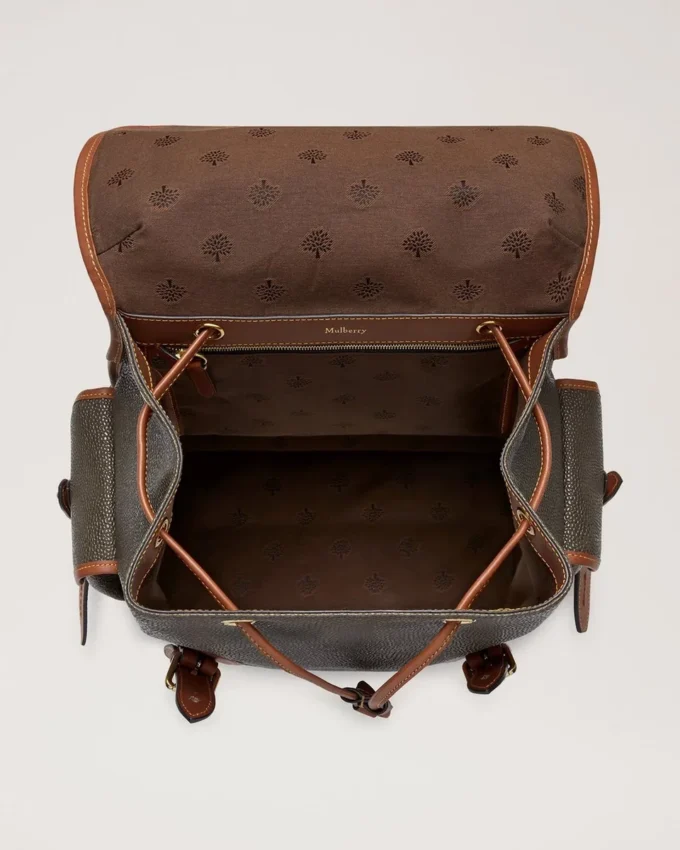 Heritage Backpack Mole & Cognac Bioveg Scotchgrain