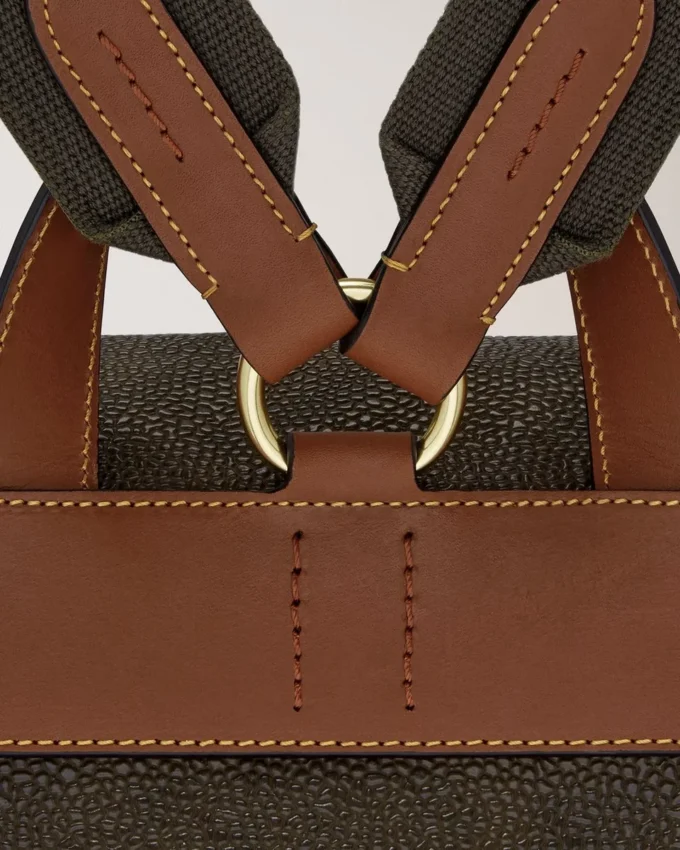 Heritage Backpack Mole & Cognac Bioveg Scotchgrain
