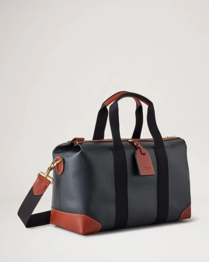 Heritage Day Clipper Black & Cognac Printed Bioveg Scotchgrain & Flat Calf