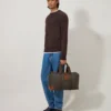 Heritage Day Clipper Mole & Cognac Printed Bioveg Scotchgrain & Flat Calf
