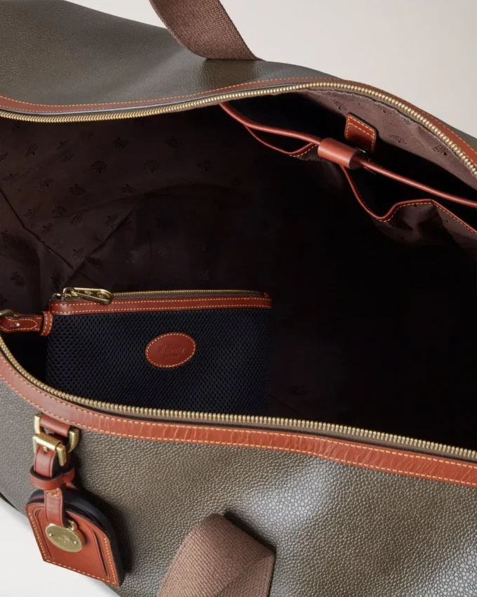 Heritage Large Clipper Mole & Cognac Printed Bioveg Scotchgrain & Flat Calf
