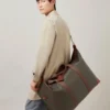 Heritage Large Clipper Mole & Cognac Printed Bioveg Scotchgrain & Flat Calf