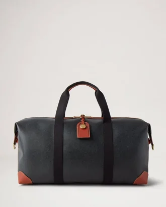Heritage Medium Clipper Black & Cognac Printed Bioveg Scotchgrain & Flat Calf