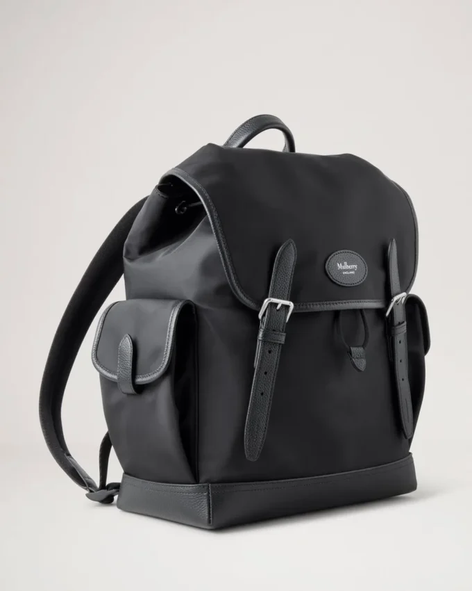 Heritage Nylon Backpack Black Nylon Women