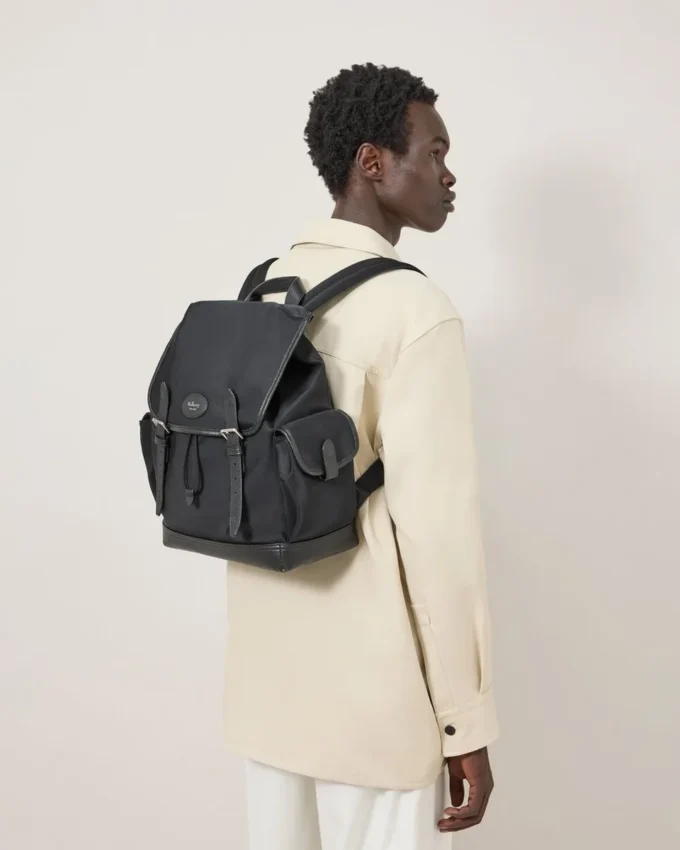 Heritage Nylon Backpack Black Nylon Women