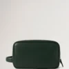 Heritage Wash Case Mulberry Green Small Classic Grain