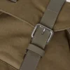 Heritage Waxed Backpack Dark Moss Waxed Cotton Women