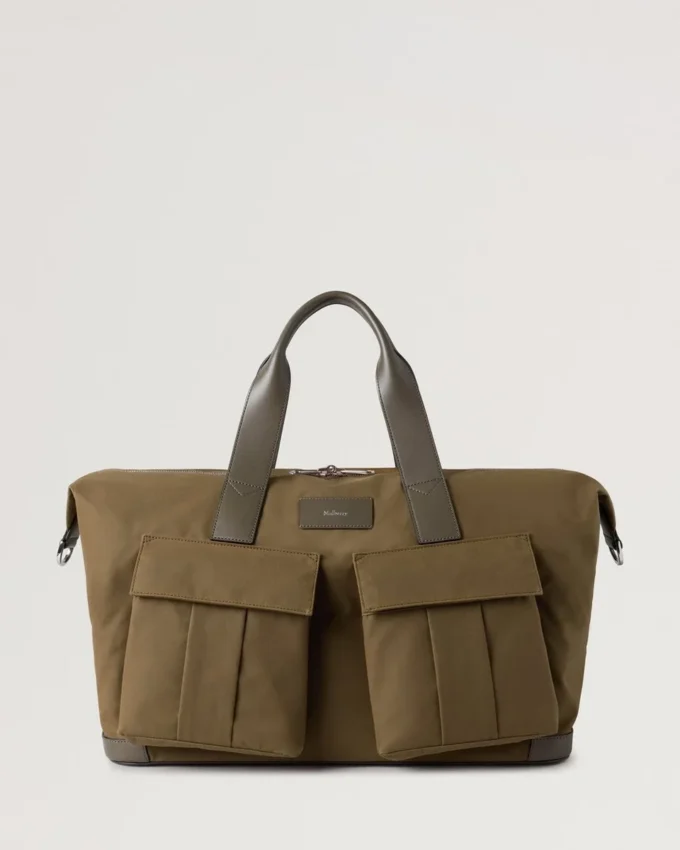Heritage Waxed Day Clipper Dark Moss Waxed Cotton