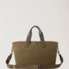 Heritage Waxed Day Clipper Dark Moss Waxed Cotton