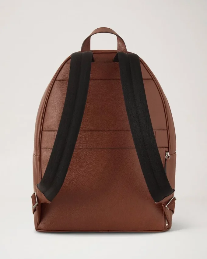 Heritage Zipped Backpack Oak Two-Tone Small Classic Grain