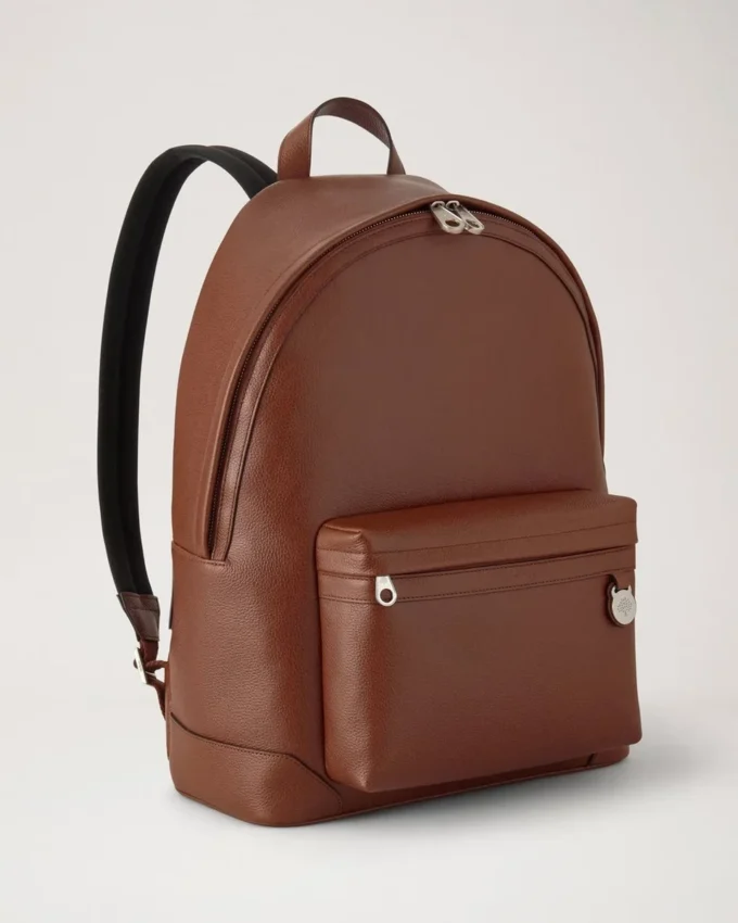 Heritage Zipped Backpack Oak Two-Tone Small Classic Grain