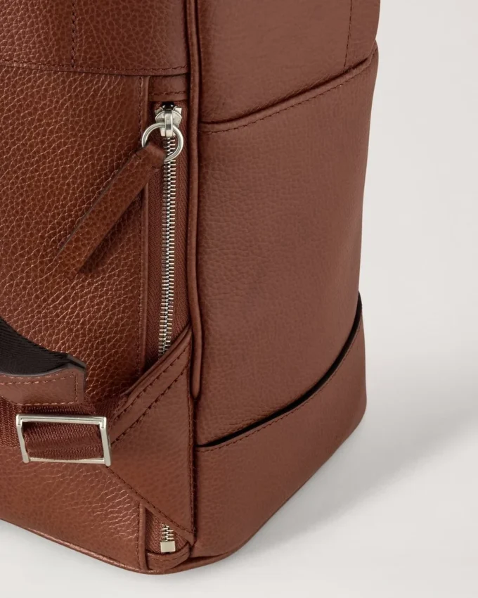 Heritage Zipped Backpack Oak Two-Tone Small Classic Grain
