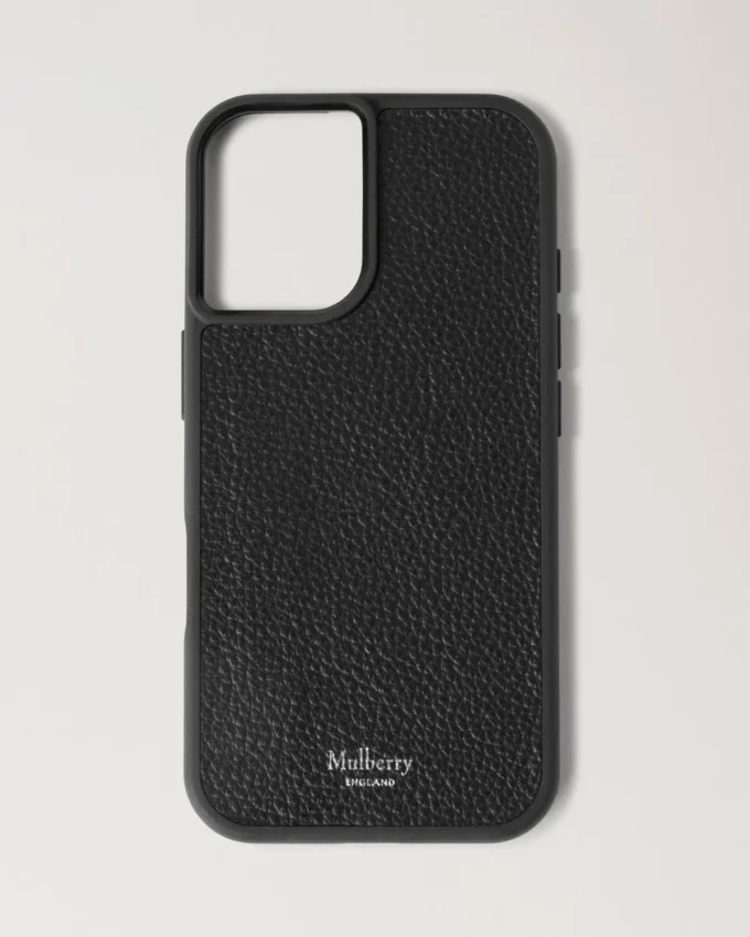 Iphone 16 Case Black Small Classic Grain Women