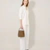 Islington Bucket Salcombe Sand Suede Top Handle Bags