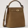 Islington Bucket Salcombe Sand Suede Top Handle Bags