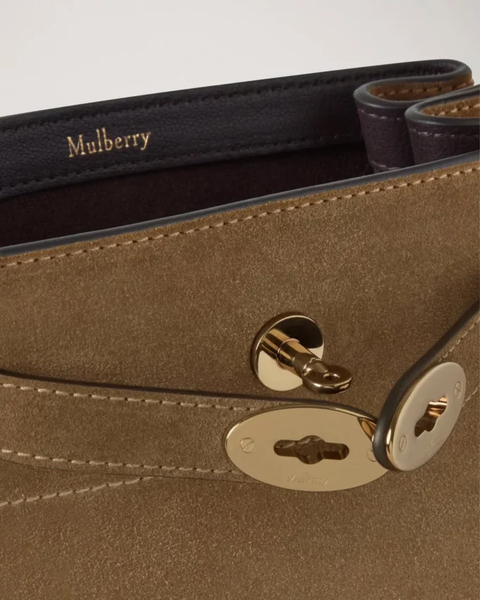 Islington Bucket Salcombe Sand Suede Top Handle Bags