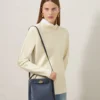 Islington Bucket Stormy Blue Ostrich Top Handle Bags