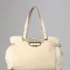 Jenah Tote Pre-Loved Beige Mix Material Pre-Loved Bags