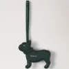 Lanyard Keyring – Frenchie Dog Mulberry Green Small Classic Grain