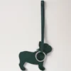 Lanyard Keyring – Frenchie Dog Mulberry Green Small Classic Grain