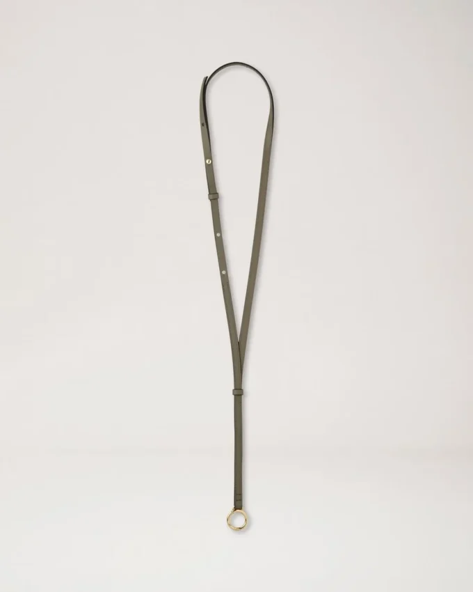 Lanyard Linen Green Micro Classic Grain Women
