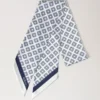 Large Skinny Scarf – Mulberry Tree Eggshell Recycled Polyester