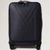Leather 4 Wheel Suitcase Night Sky Small Classic Grain