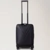 Leather 4 Wheel Suitcase Night Sky Small Classic Grain