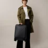 Leather 4 Wheel Suitcase Night Sky Small Classic Grain