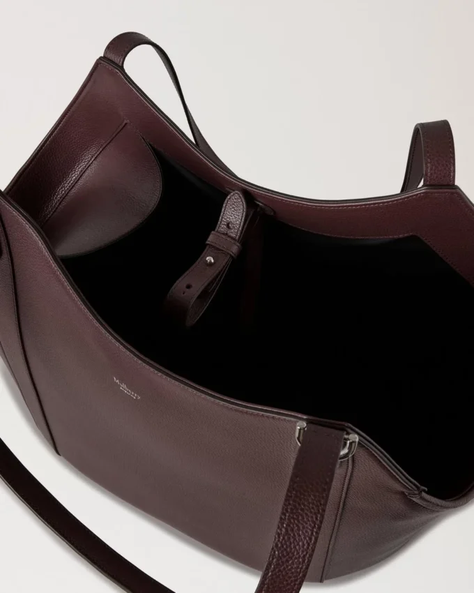 Leather Dog Carrier Oxblood Small Classic Grain