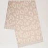 Leopard Merino Wool Scarf Maple & Ecru Merino Wool