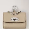 Lily Dog Treat Bag Dune & Oxblood Small Classic Grain