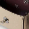 Lily Dog Treat Bag Dune & Oxblood Small Classic Grain