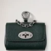 Lily Dog Treat Bag Mulberry Green Small Classic Grain