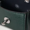 Lily Dog Treat Bag Mulberry Green Small Classic Grain