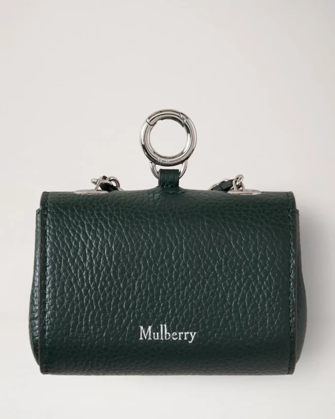 Lily Dog Treat Bag Mulberry Green Small Classic Grain
