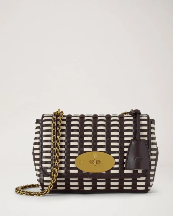 Lily Ebony & Eggshell Woven Leather Gifts for Her
