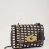 Lily Ebony & Eggshell Woven Leather Gifts for Her