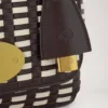 Lily Ebony & Eggshell Woven Leather Gifts for Her
