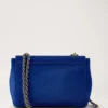 Lily Pigment Blue Hair Calf Women