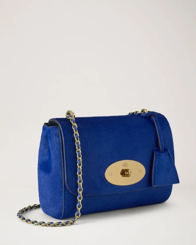 Lily Pigment Blue Hair Calf Women