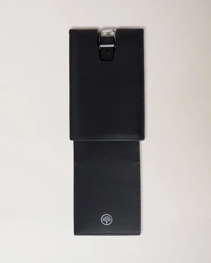 Luggage Tag Black Micro Classic Grain Travel Accessories