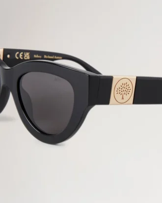 Luna Sunglasses Black Bio Acetate Sunglasses