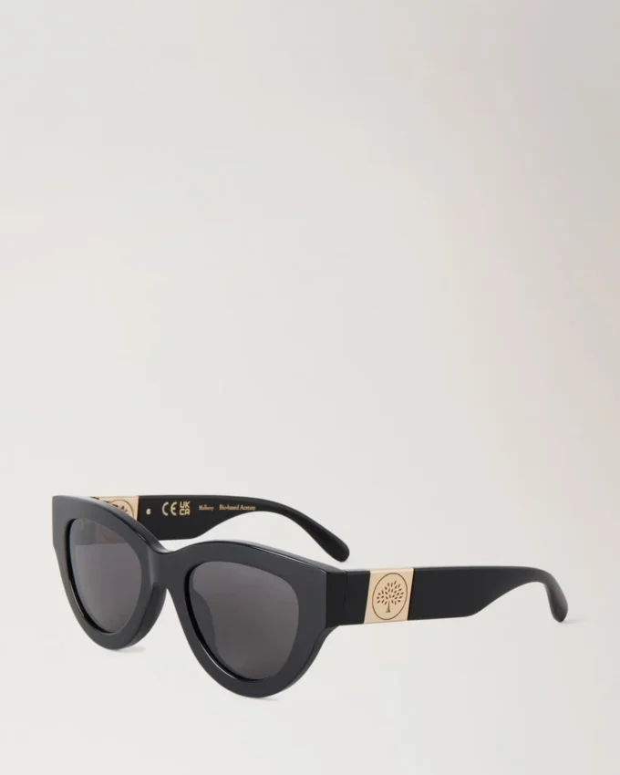 Luna Sunglasses Black Bio Acetate Sunglasses