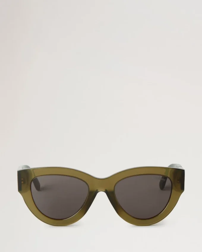 Luna Sunglasses Linen Green Bio Acetate Sunglasses
