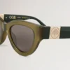 Luna Sunglasses Linen Green Bio Acetate Sunglasses