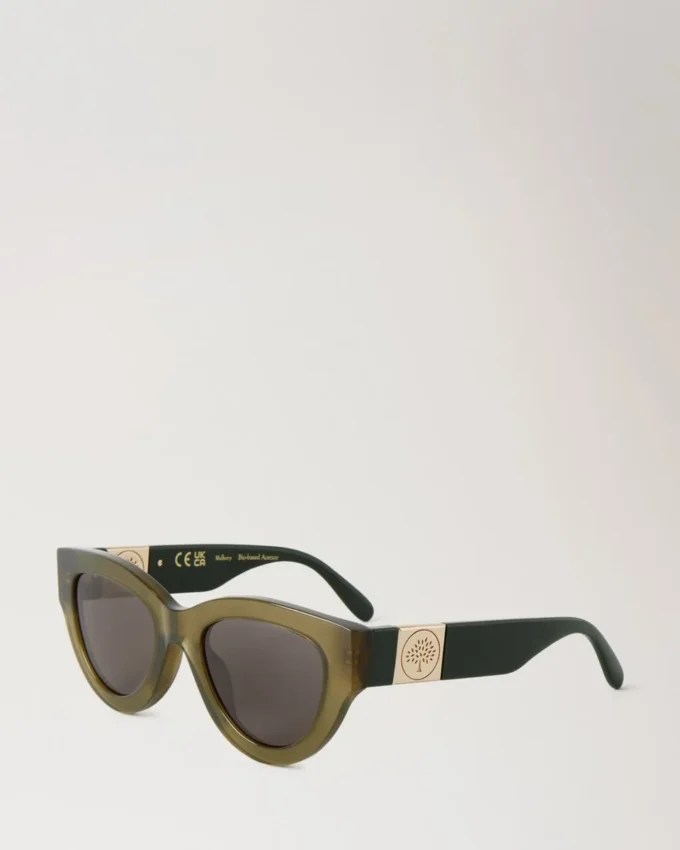 Luna Sunglasses Linen Green Bio Acetate Sunglasses