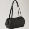 Meadow Small Shoulder Bag Black Natural Grain Mini & Micro Bags